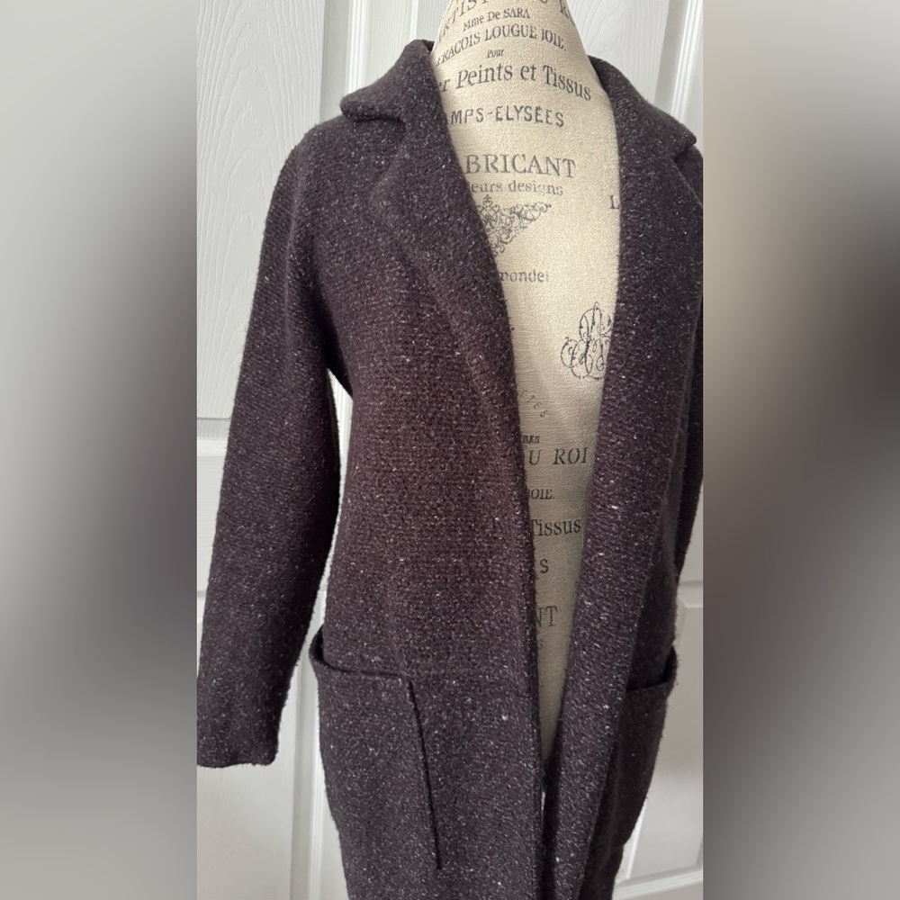 Small A New Day Heather Purple Coat Jacket Cardigan - Picture 11 of 16